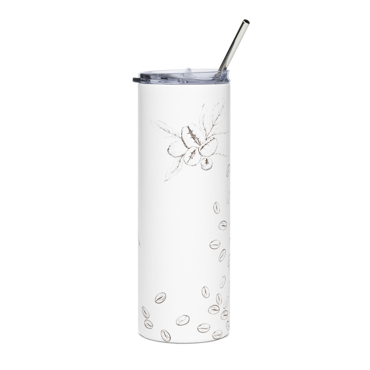 Coffee Leaf Stainless Tumbler, 20oz