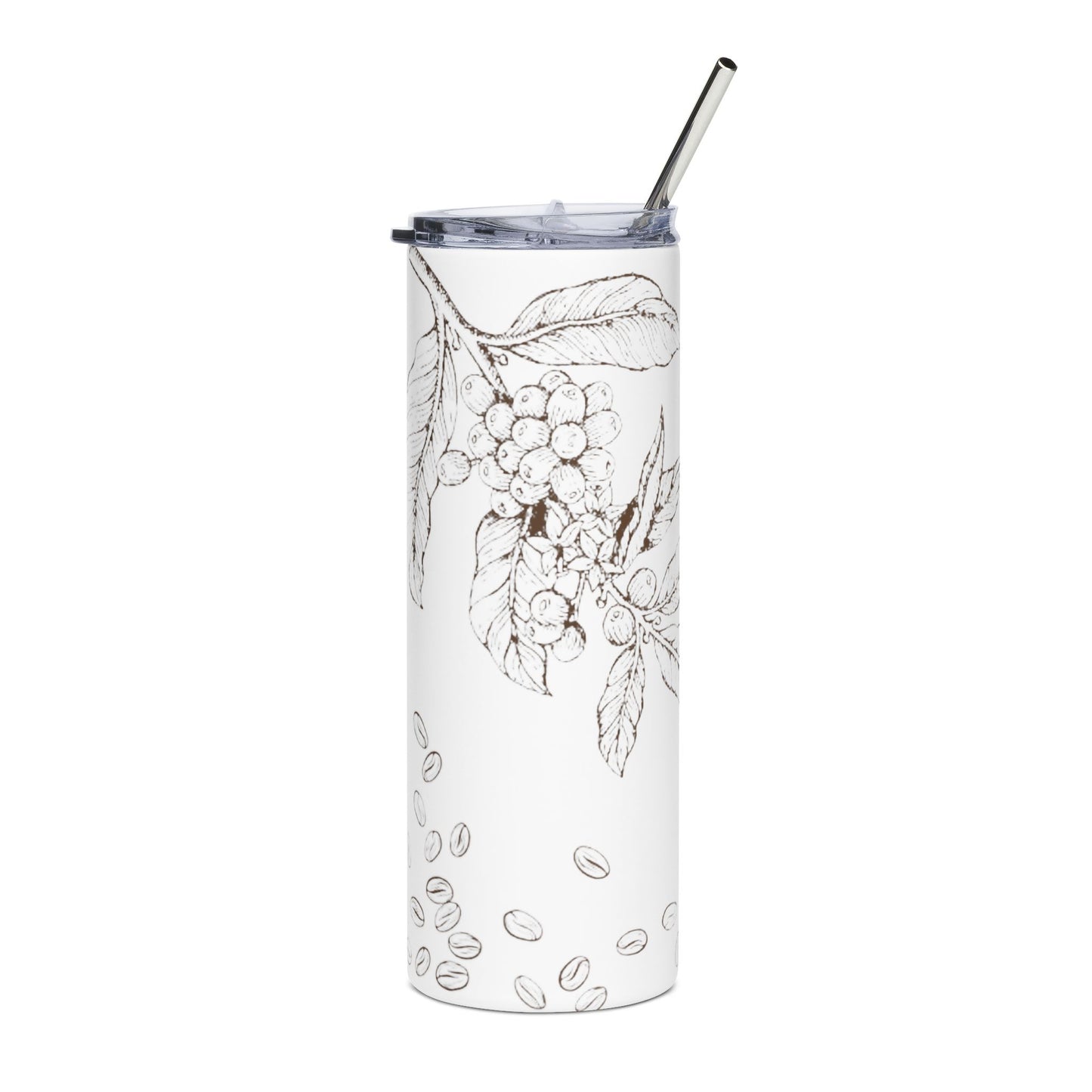 Coffee Leaf Stainless Tumbler, 20oz