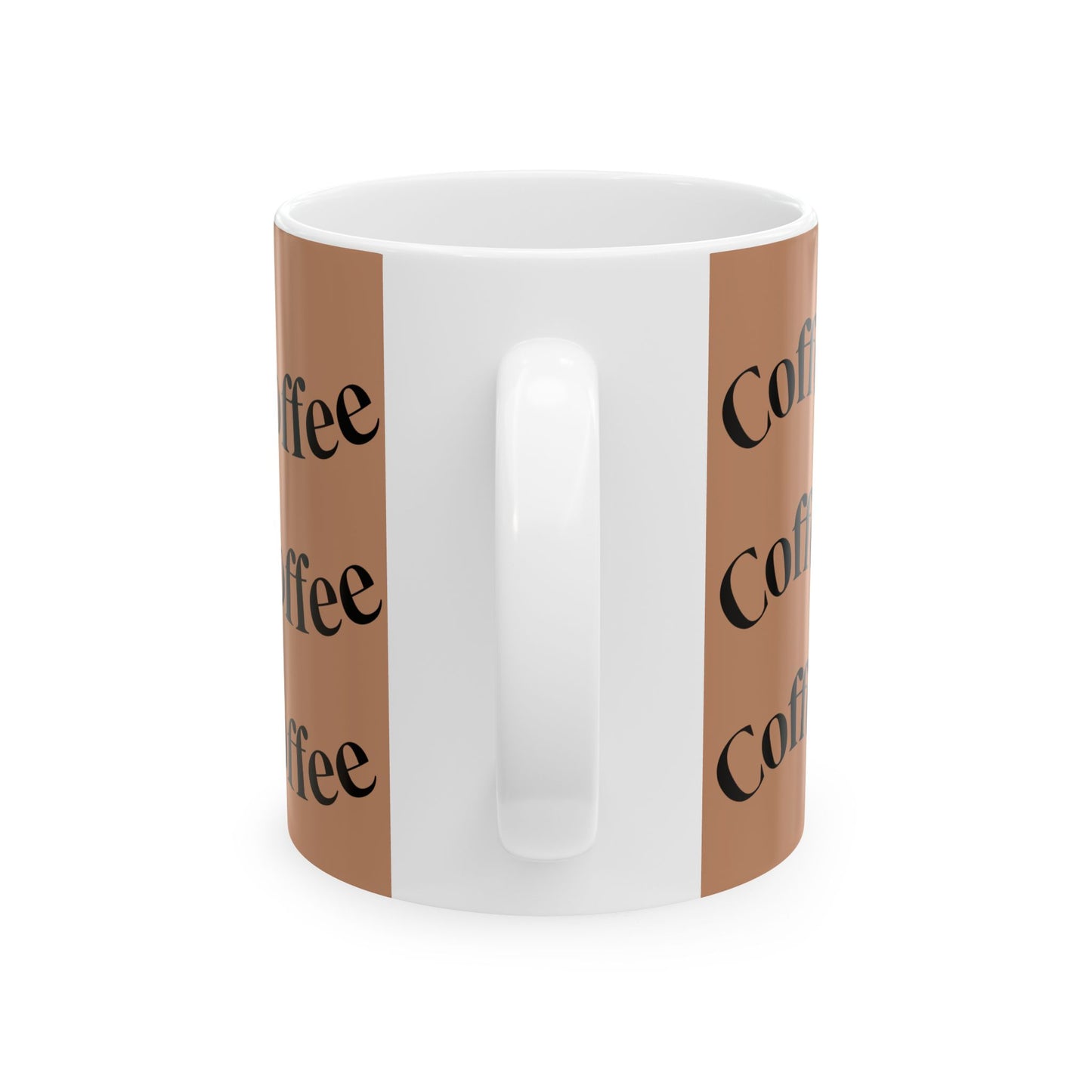Coffee Lover Ceramic Mug - Just Coffee Design, Perfect Gift for Coffee Enthusiasts, Home Office, Birthday, Coffee Break