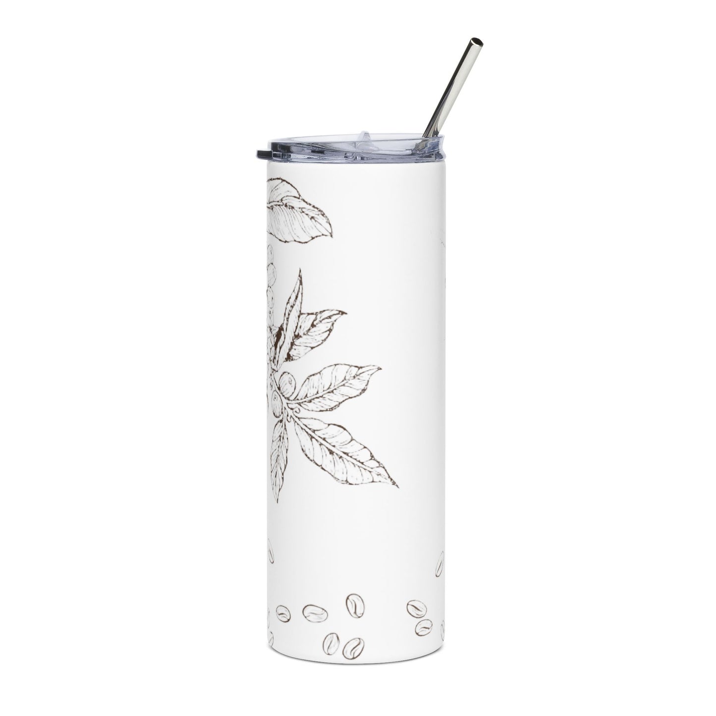 Coffee Leaf Stainless Tumbler, 20oz