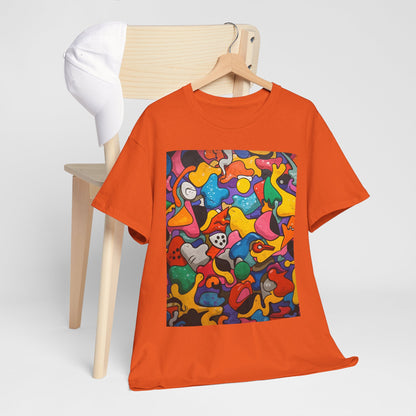 Vibrant Chaos | Abstract Art Tee (Essential Edition)