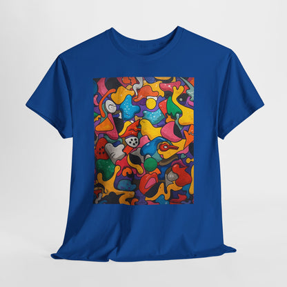 Vibrant Chaos | Abstract Art Tee (Essential Edition)