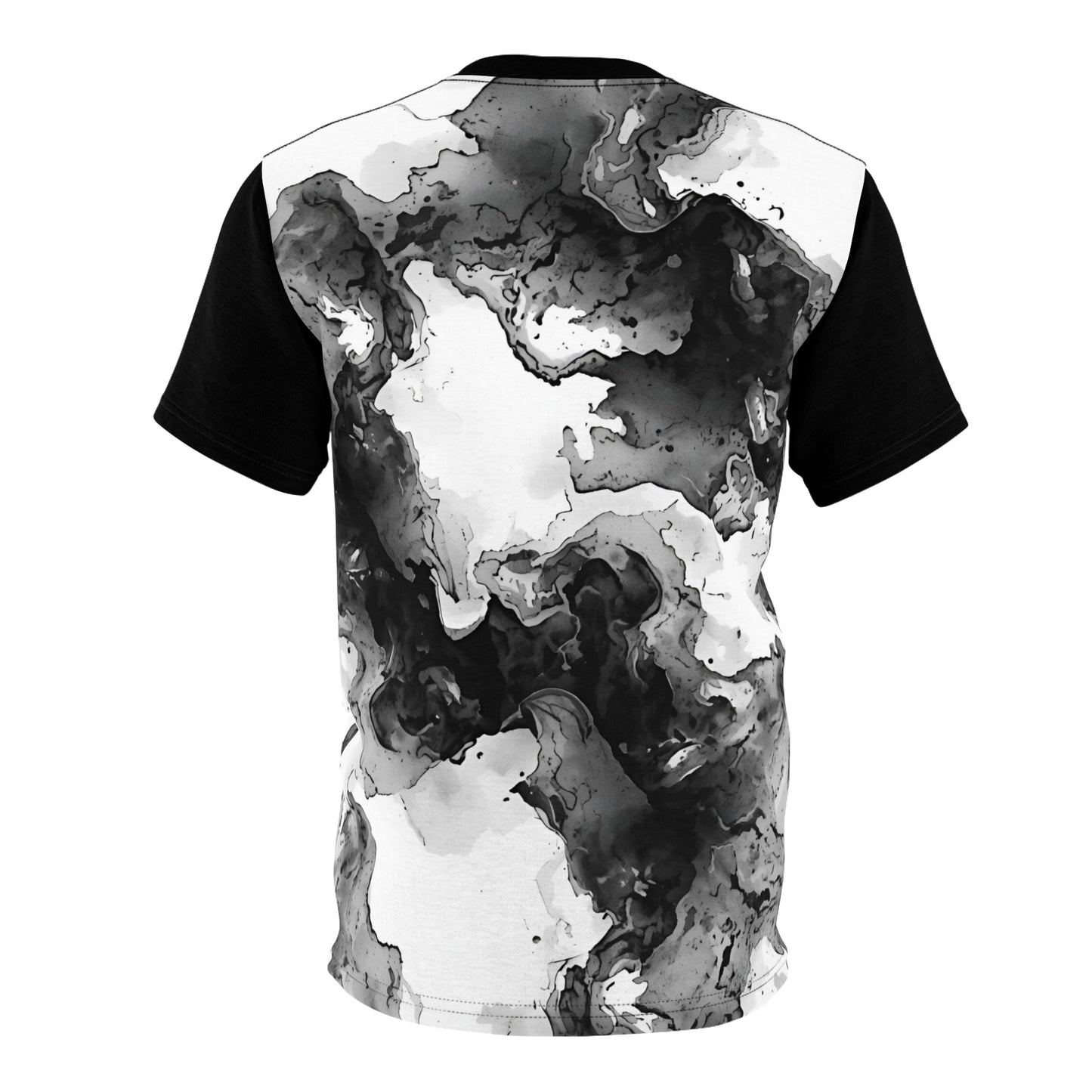 Abstract Flow Tee – Black & White