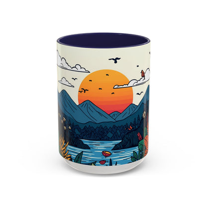 Golden Horizon | Nature Art Mug