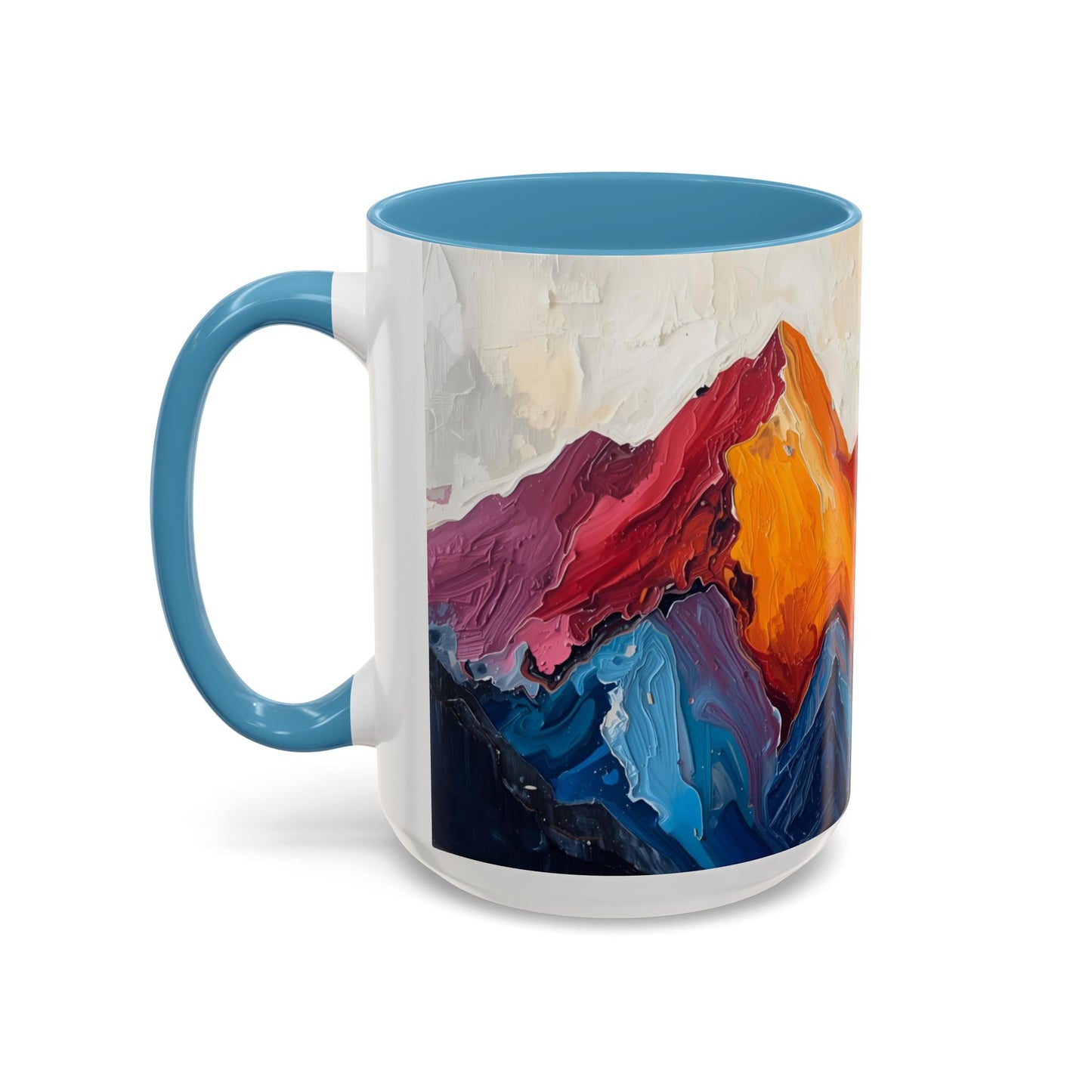 Vibrant Peaks | Modern Abstract Mug