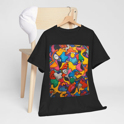 Vibrant Chaos | Abstract Art Tee (Essential Edition)