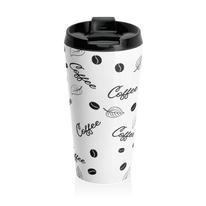 Coffee Lover's Stainless Steel Travel Mug