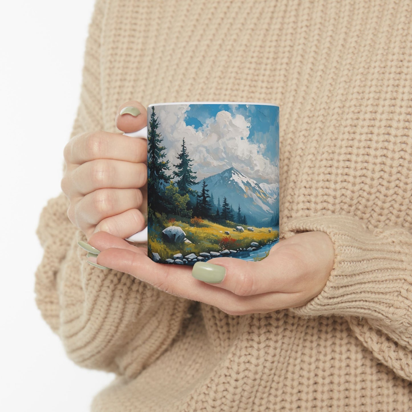 Alpine Tranquility | Nature Art Mug