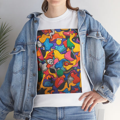 Vibrant Chaos | Abstract Art Tee (Essential Edition)