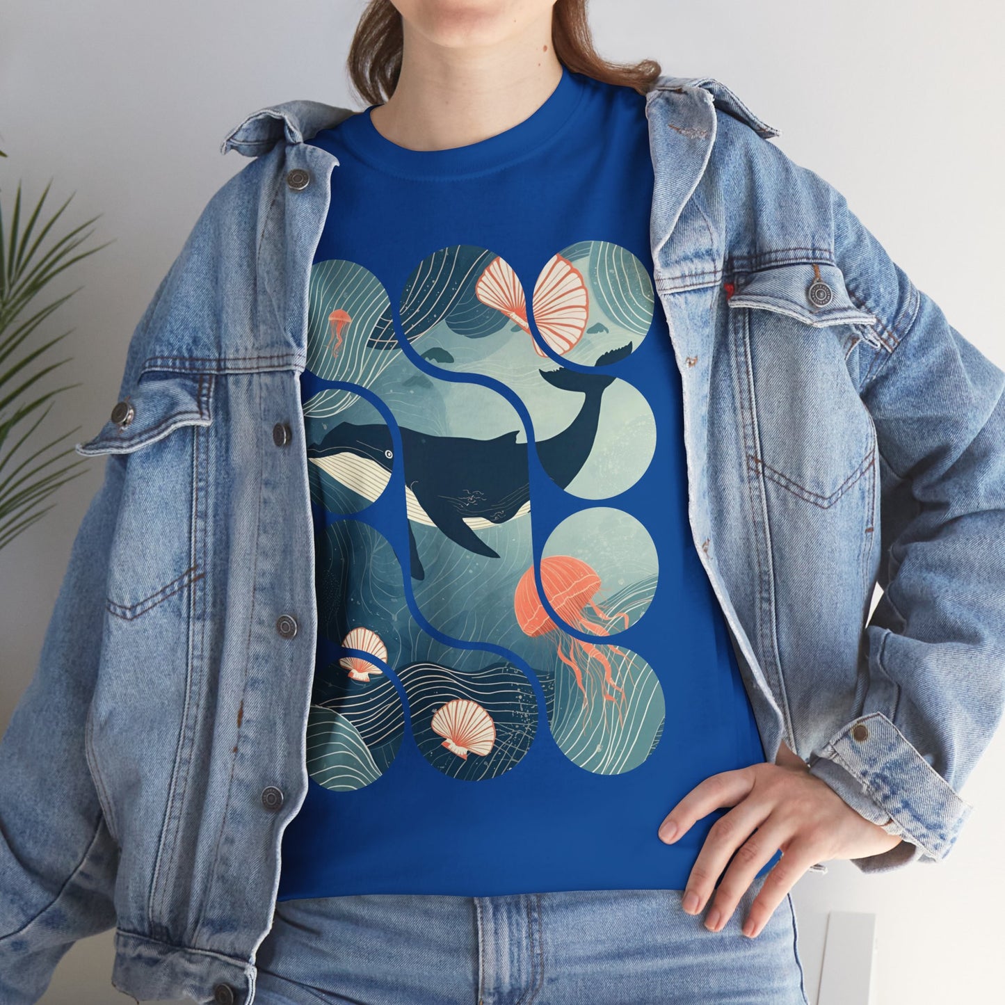 Ocean Harmony Tee – Minimal Marine Life
