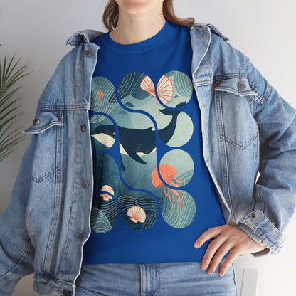 Ocean Harmony Tee – Minimal Marine Life