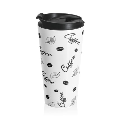 Coffee Lover's Stainless Steel Travel Mug