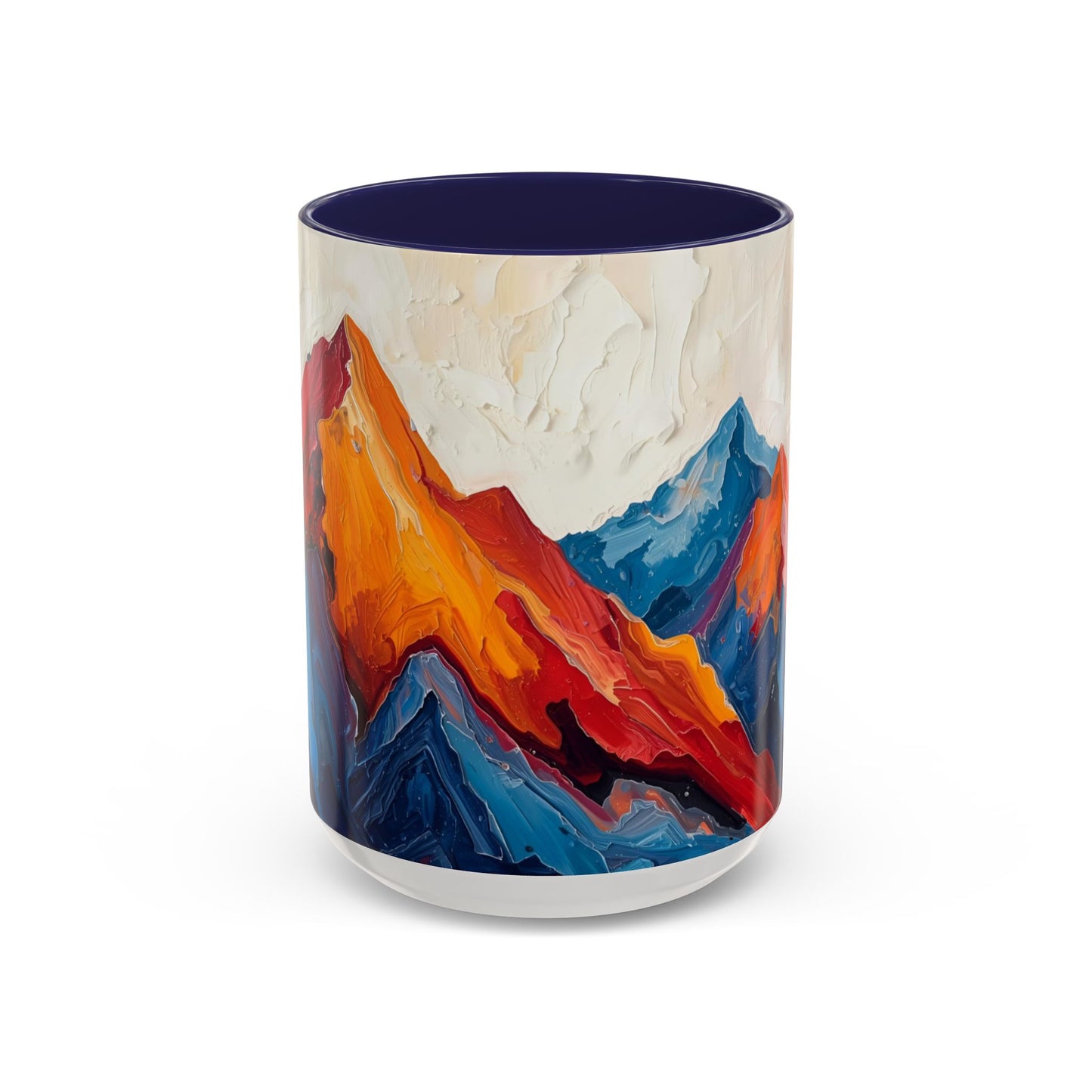 Vibrant Peaks | Modern Abstract Mug