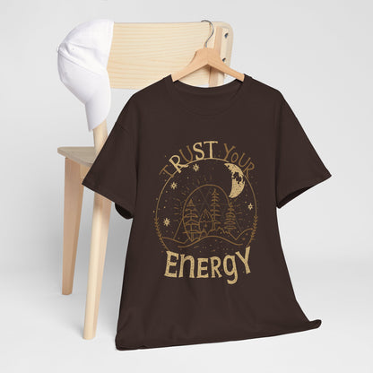 Trust Your Energy Women's Tee | Minimal Line Art