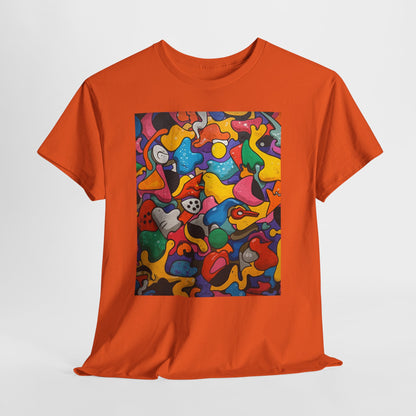 Vibrant Chaos | Abstract Art Tee (Essential Edition)