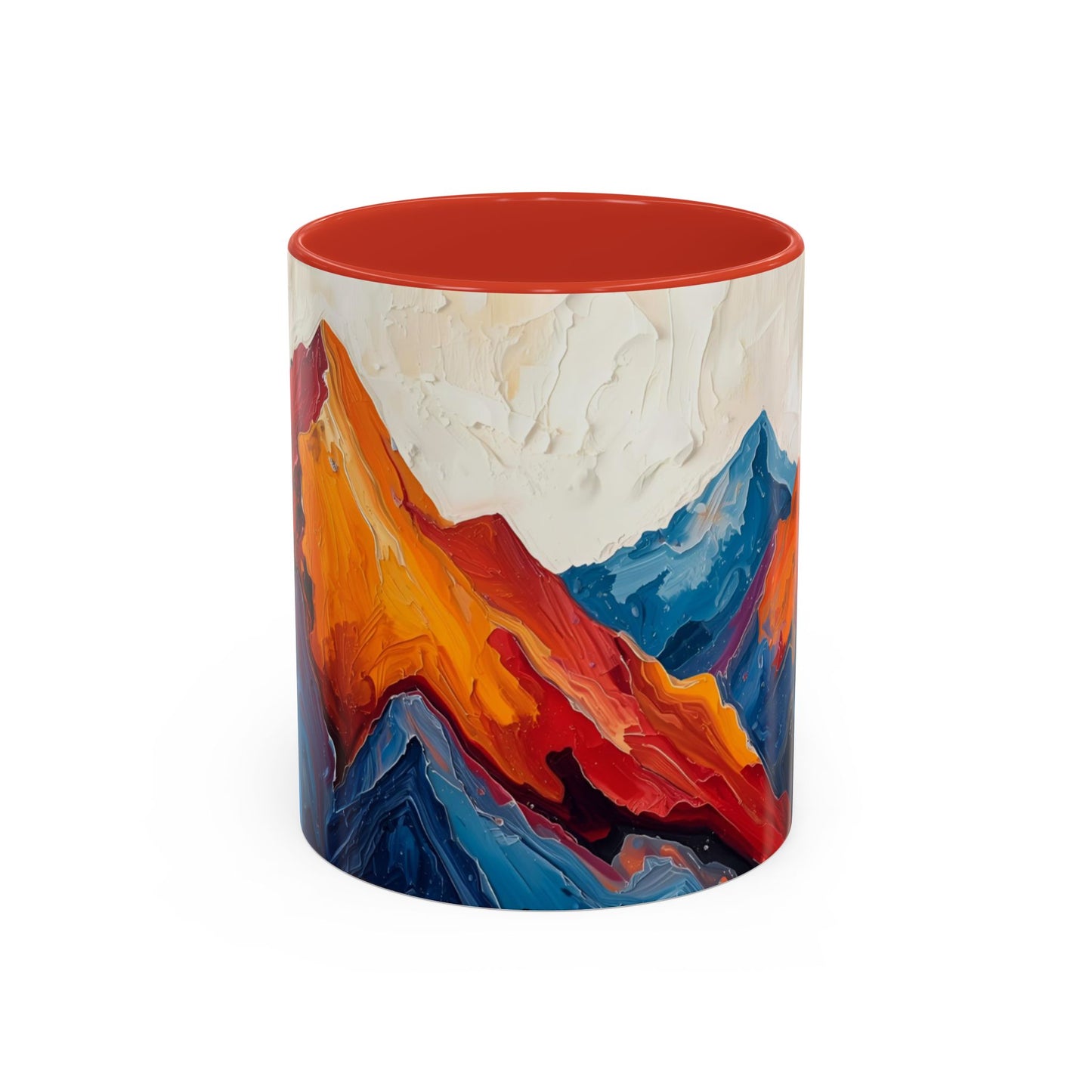 Vibrant Peaks | Modern Abstract Mug
