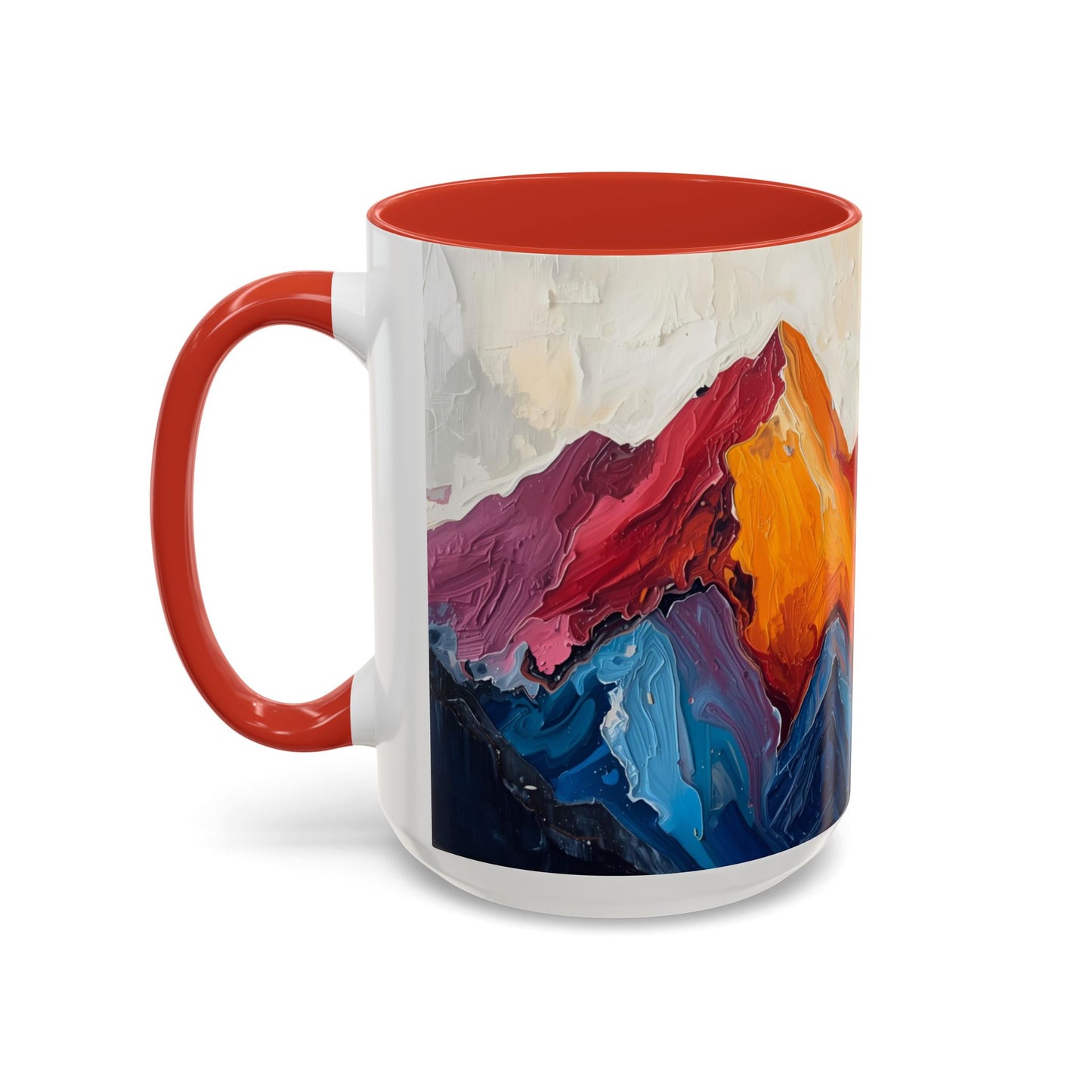 Vibrant Peaks | Modern Abstract Mug
