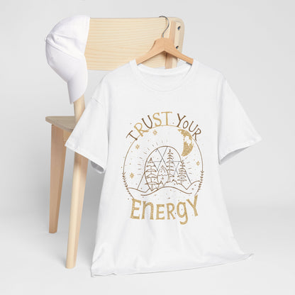 Trust Your Energy Women's Tee | Minimal Line Art