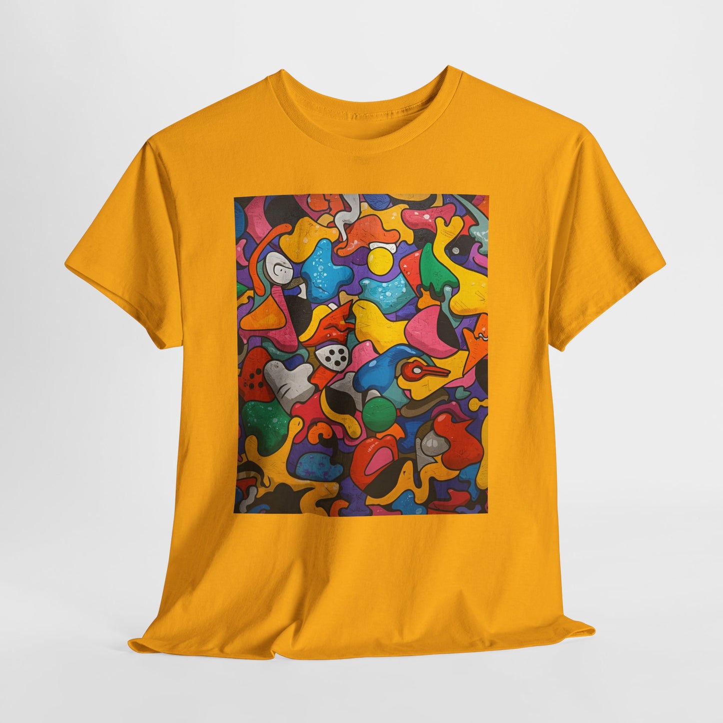 Vibrant Chaos | Abstract Art Tee (Essential Edition)