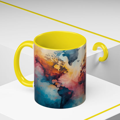 Worlds Within | Abstract Map Mug