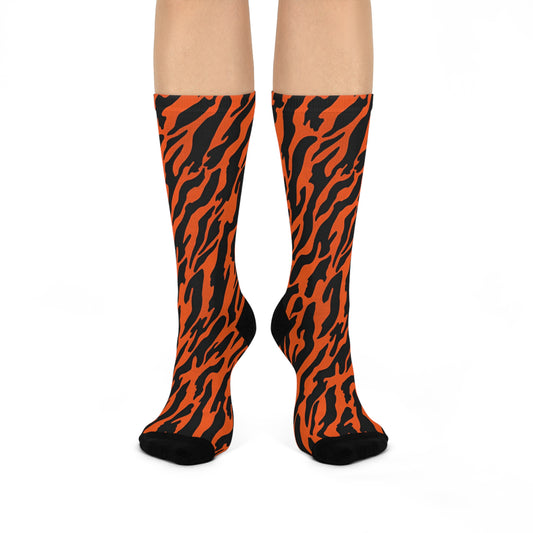 Tiger Ember Crew Socks