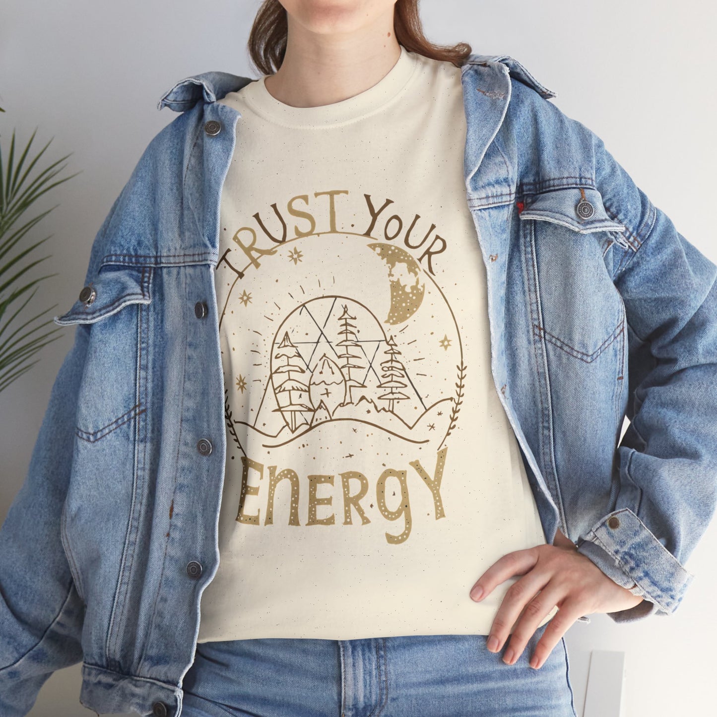 Trust Your Energy Women's Tee | Minimal Line Art