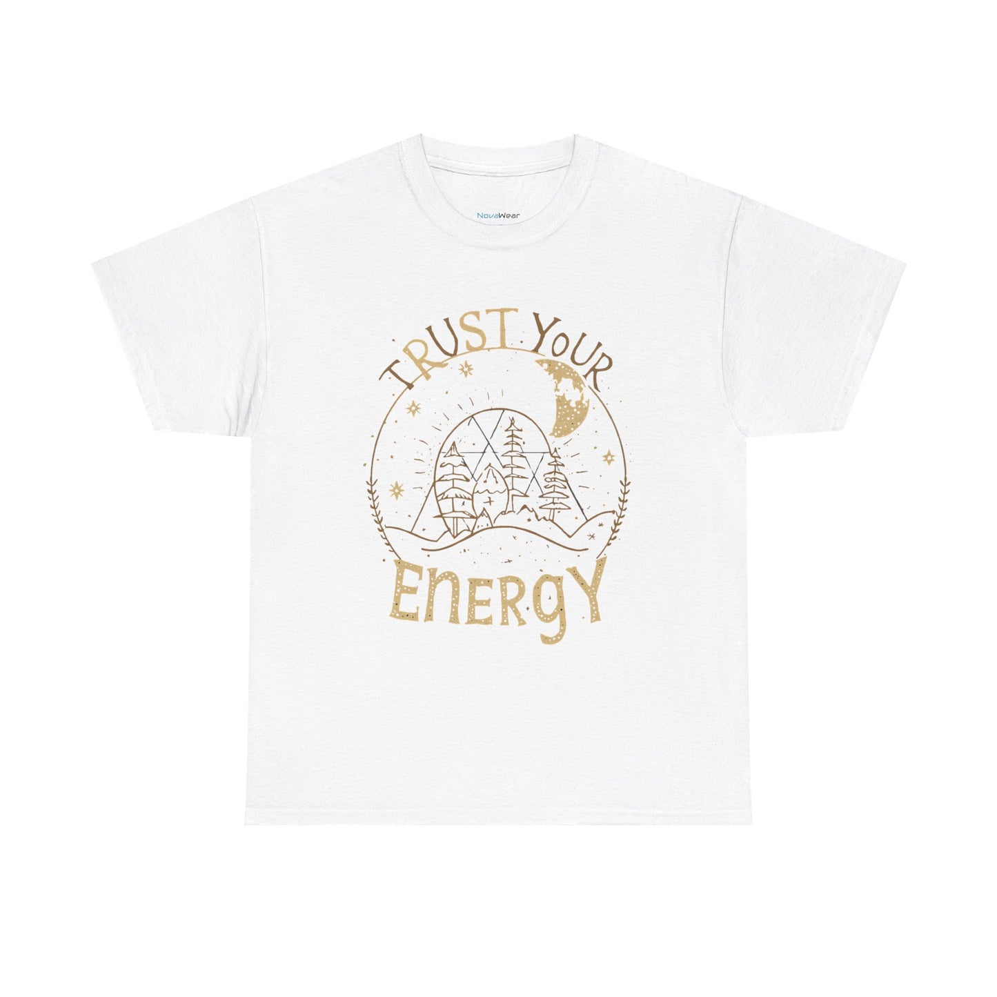 Trust Your Energy Women's Tee | Minimal Line Art
