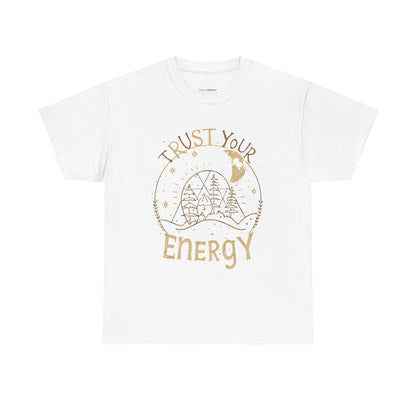 Trust Your Energy Women's Tee | Minimal Line Art