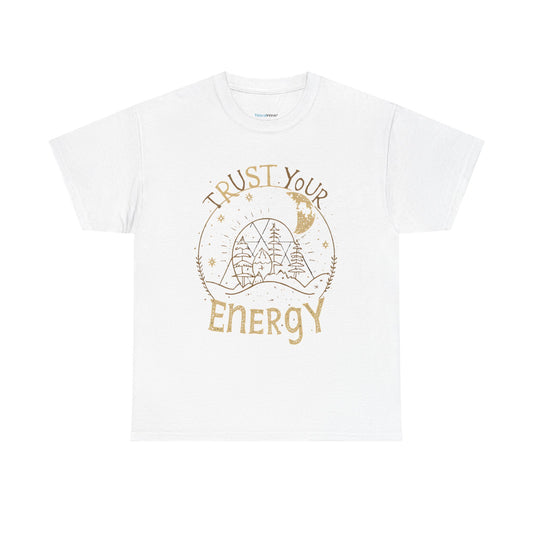 Trust Your Energy Women's Tee | Minimal Line Art