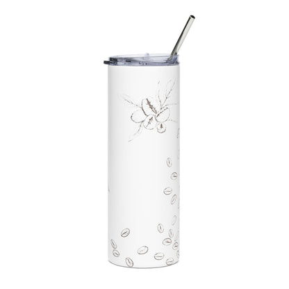 Coffee Leaf Stainless Tumbler, 20oz