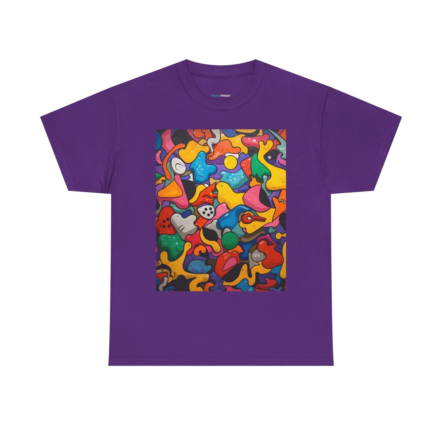 Vibrant Chaos | Abstract Art Tee (Essential Edition)