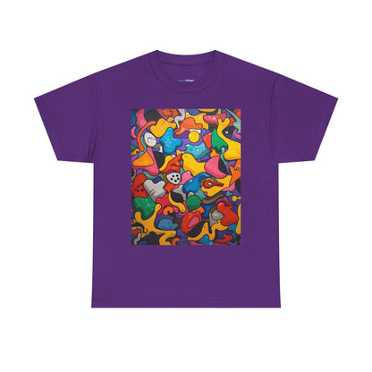 Vibrant Chaos | Abstract Art Tee (Essential Edition)