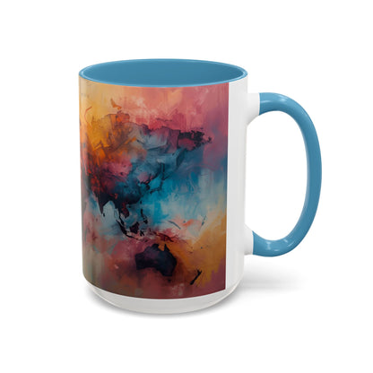 Worlds Within | Abstract Map Mug