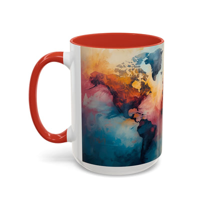 Worlds Within | Abstract Map Mug