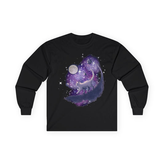 Celestial Cat Long Sleeve Tee – Cosmic Art