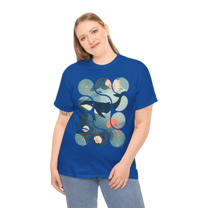 Ocean Harmony Tee – Minimal Marine Life