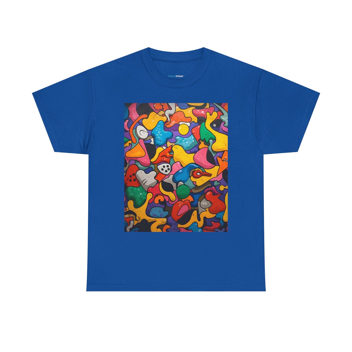 Vibrant Chaos | Abstract Art Tee (Essential Edition)