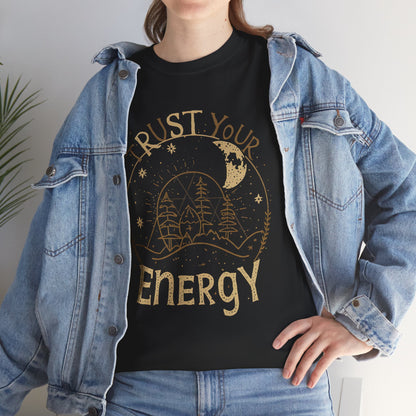 Trust Your Energy Women's Tee | Minimal Line Art