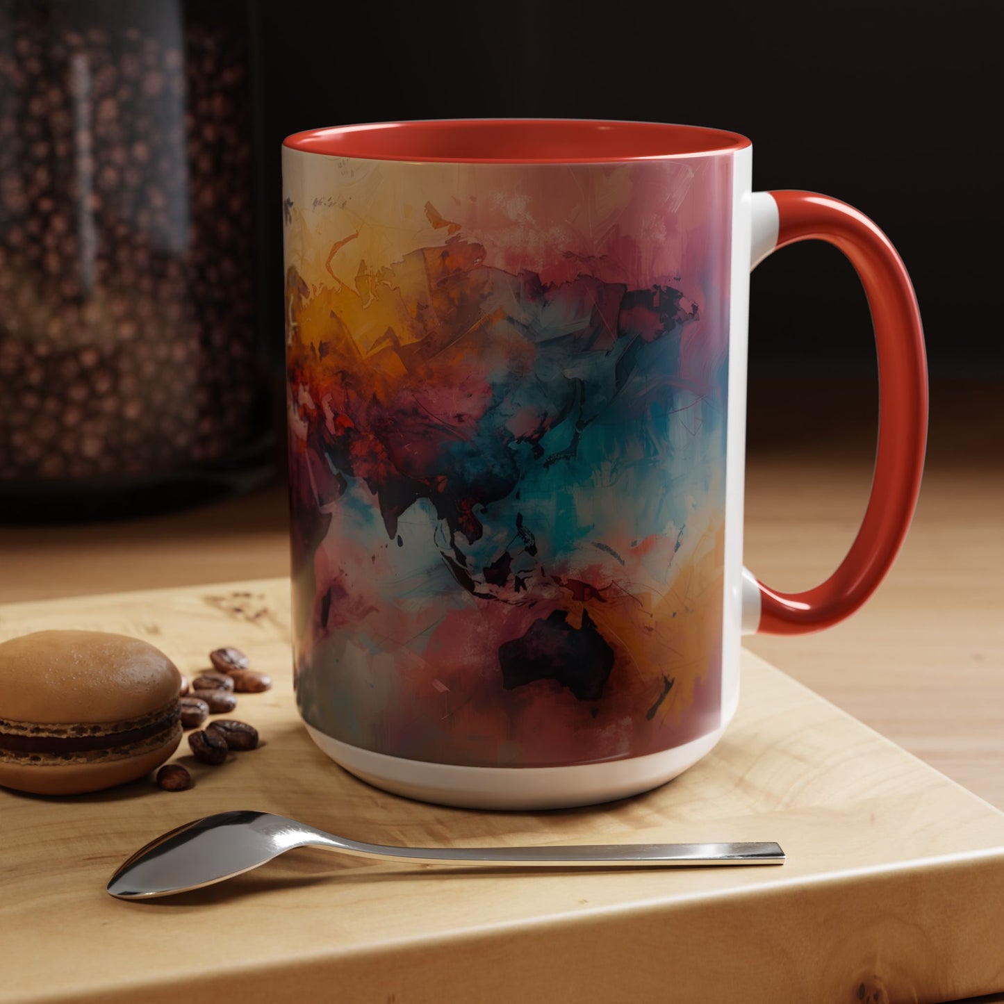 Worlds Within | Abstract Map Mug