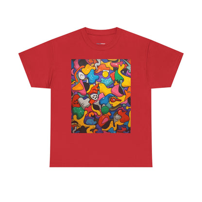 Vibrant Chaos | Abstract Art Tee (Essential Edition)
