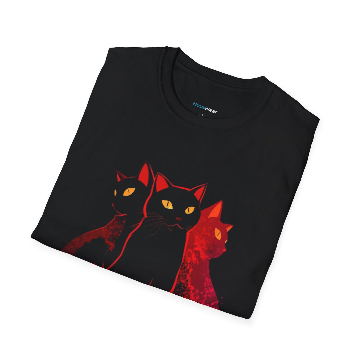 Crimson Trio Cat Tee