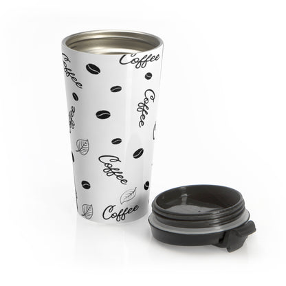 Coffee Lover's Stainless Steel Travel Mug
