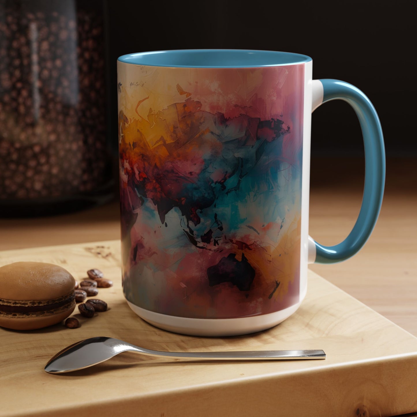 Worlds Within | Abstract Map Mug