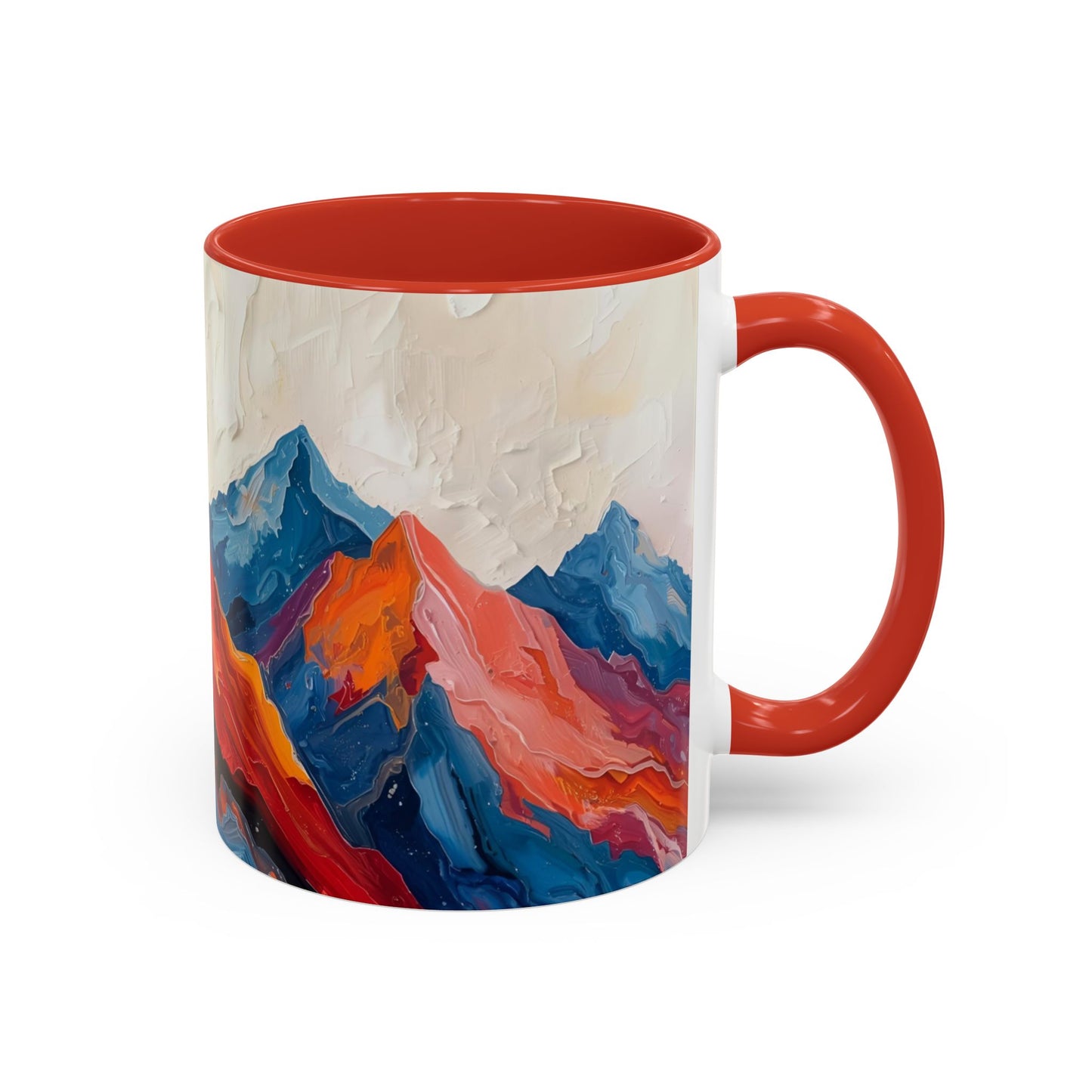 Vibrant Peaks | Modern Abstract Mug