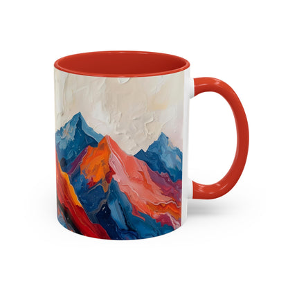 Vibrant Peaks | Modern Abstract Mug