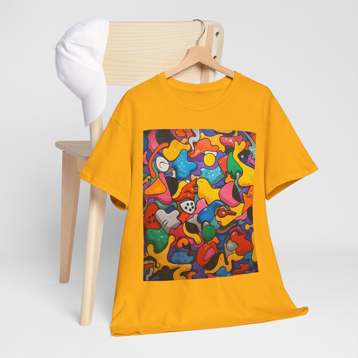 Vibrant Chaos | Abstract Art Tee (Essential Edition)