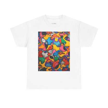 Vibrant Chaos | Abstract Art Tee (Essential Edition)