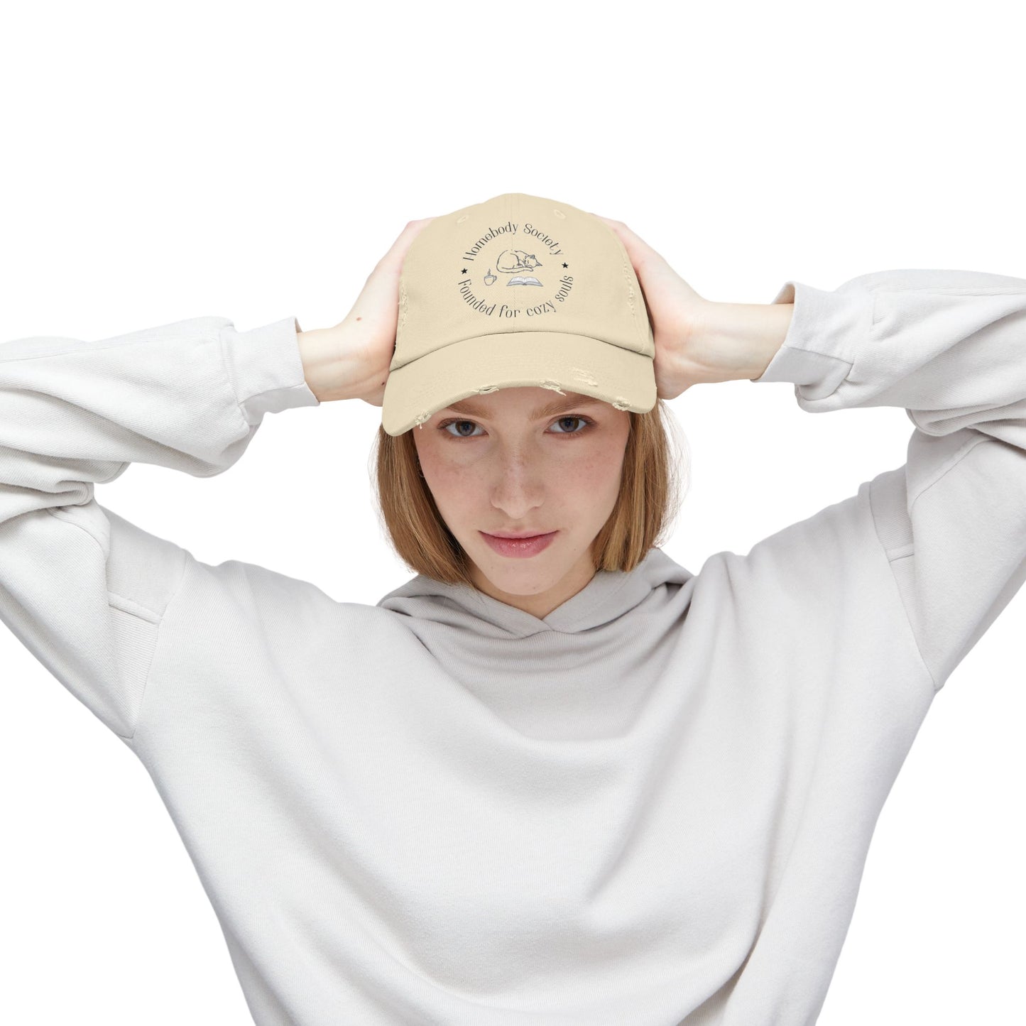 Homebody Society | Cozy Souls Distressed Cap