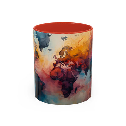 Worlds Within | Abstract Map Mug