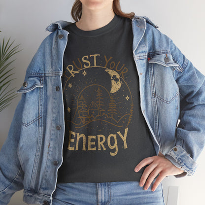 Trust Your Energy Women's Tee | Minimal Line Art